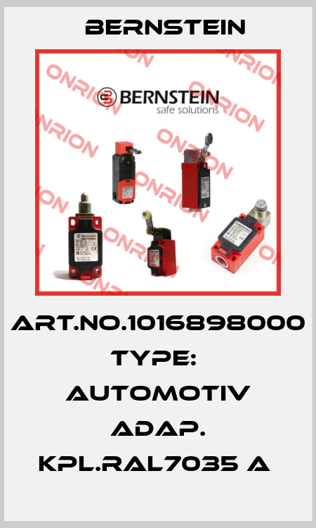 Art.No.1016898000 Type:  AUTOMOTIV ADAP. KPL.RAL7035 A  Bernstein