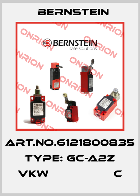 Art.No.6121800835 Type: GC-A2Z VKW                   C Bernstein