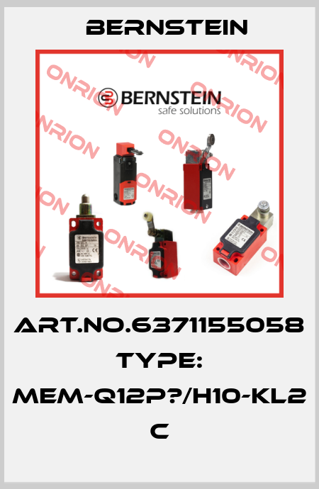 Art.No.6371155058 Type: MEM-Q12P?/H10-KL2            C Bernstein