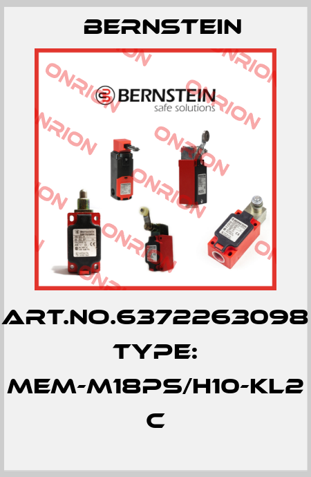 Art.No.6372263098 Type: MEM-M18PS/H10-KL2            C Bernstein