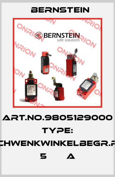 Art.No.9805129000 Type: SCHWENKWINKELBEGR.RD 5       A Bernstein