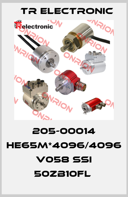 205-00014 HE65M*4096/4096 V058 SSI 50ZB10FL  TR Electronic