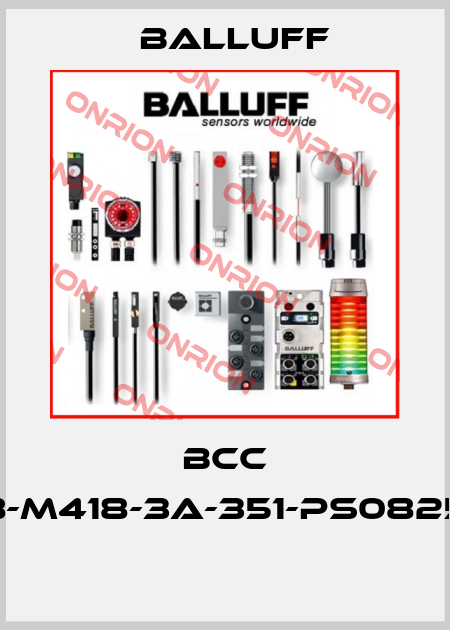 BCC M418-M418-3A-351-PS0825-100  Balluff