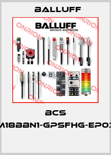 BCS M18BBN1-GPSFHG-EP03  Balluff