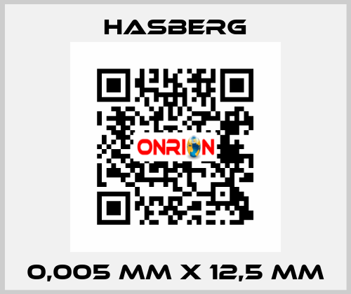 0,005 MM X 12,5 MM Hasberg