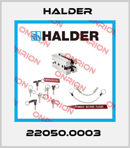 22050.0003  Halder