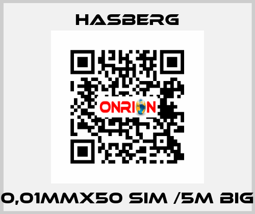 0,01MMX50 SIM /5M BIG Hasberg
