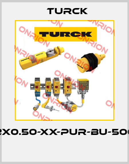 CABLE2x0.50-XX-PUR-BU-500M/TXB  Turck