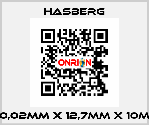 0,02MM X 12,7MM X 10M Hasberg