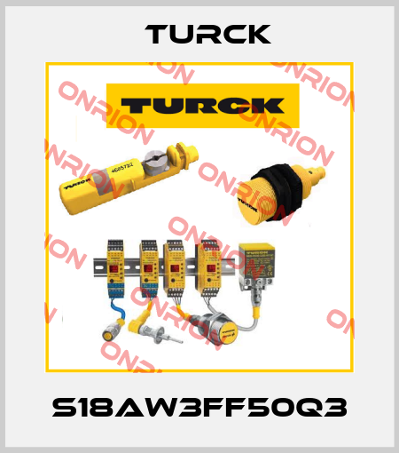 S18AW3FF50Q3 Turck