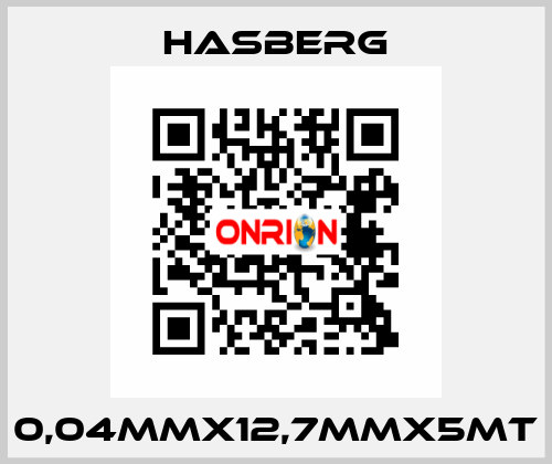 0,04MMX12,7MMX5MT Hasberg
