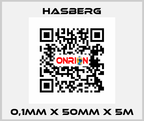 0,1MM X 50MM X 5M Hasberg