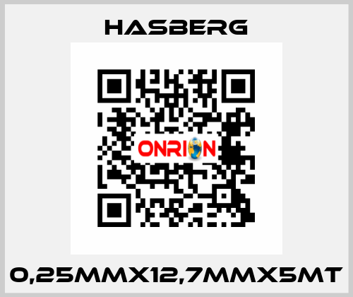 0,25MMX12,7MMX5MT Hasberg