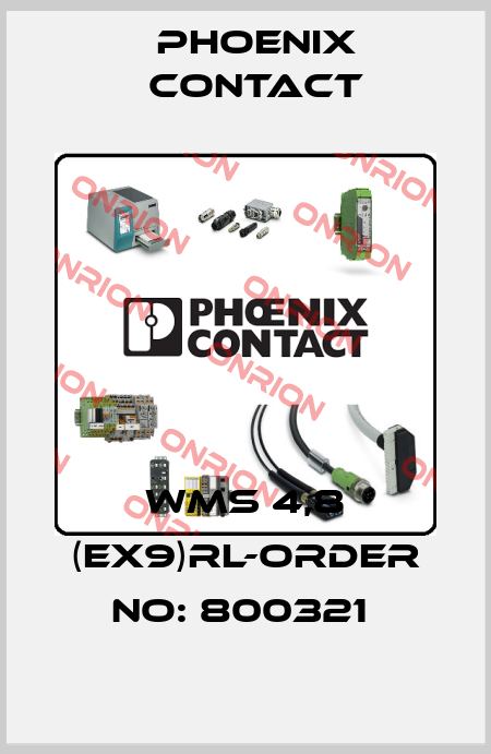 WMS 4,8 (EX9)RL-ORDER NO: 800321  Phoenix Contact