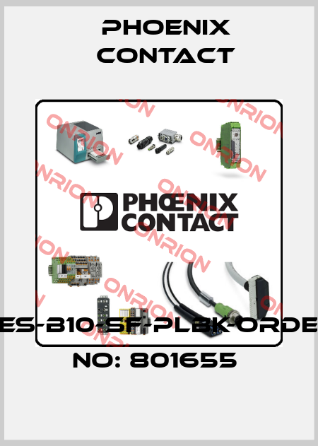 CES-B10-SF-PLBK-ORDER NO: 801655  Phoenix Contact