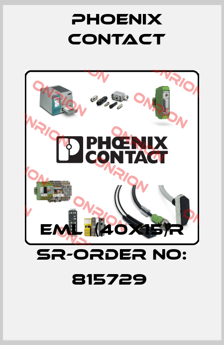 EML  (40X15)R SR-ORDER NO: 815729  Phoenix Contact