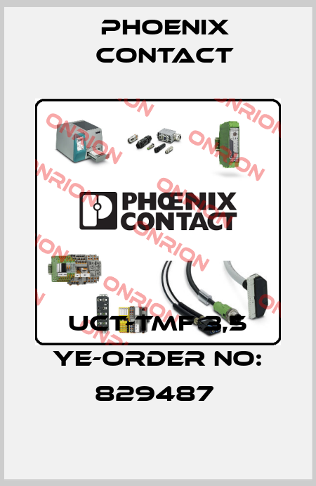 UCT-TMF 3,5 YE-ORDER NO: 829487  Phoenix Contact