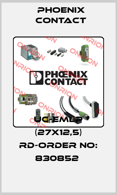 UC-EMLP (27X12,5) RD-ORDER NO: 830852  Phoenix Contact