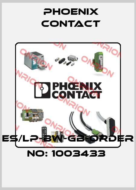 ES/LP-BW-GB-ORDER NO: 1003433  Phoenix Contact