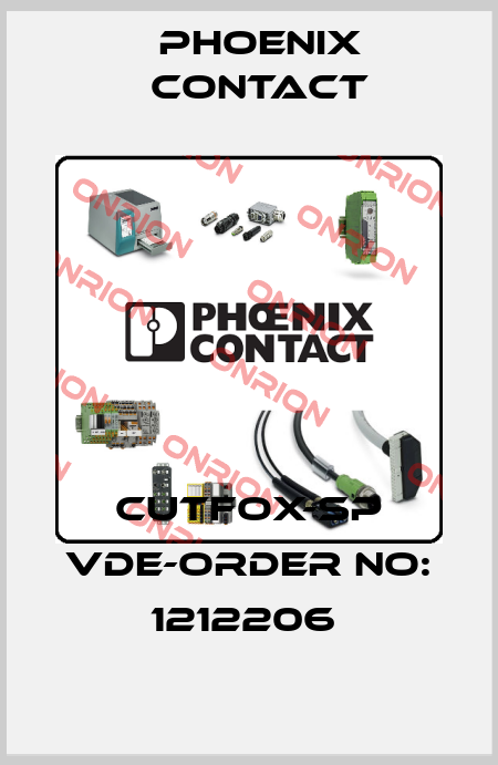 CUTFOX-SP VDE-ORDER NO: 1212206  Phoenix Contact