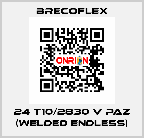 24 T10/2830 V PAZ (WELDED ENDLESS) Brecoflex