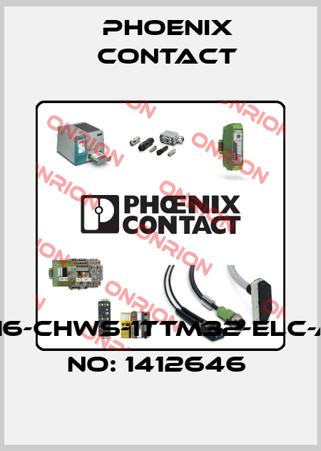 HC-STA-B16-CHWS-1TTM32-ELC-AL-ORDER NO: 1412646  Phoenix Contact