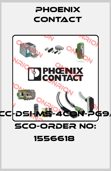 SACC-DSI-MS-4CON-PG9/0,5 SCO-ORDER NO: 1556618  Phoenix Contact