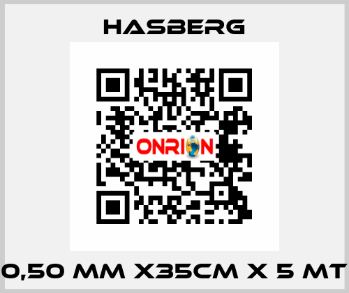 0,50 MM X35CM X 5 MT Hasberg