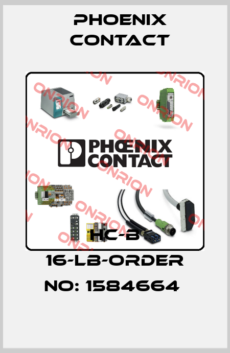 HC-B 16-LB-ORDER NO: 1584664  Phoenix Contact