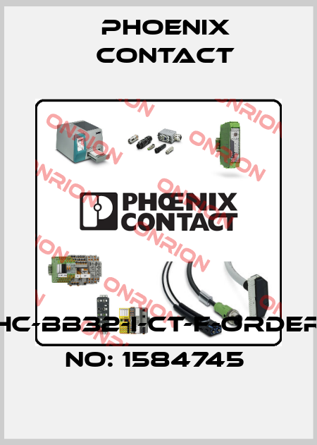 HC-BB32-I-CT-F-ORDER NO: 1584745  Phoenix Contact