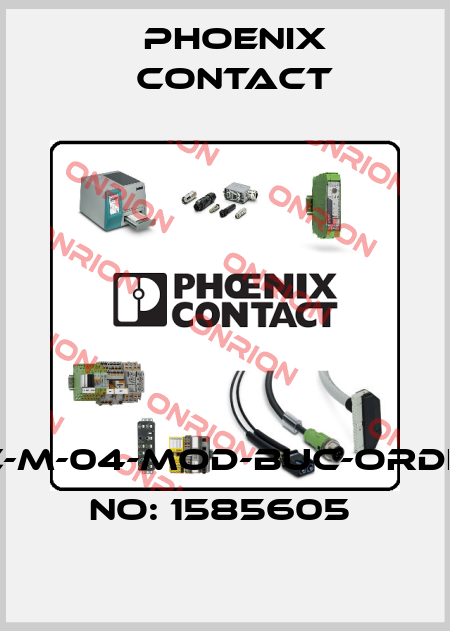 HC-M-04-MOD-BUC-ORDER NO: 1585605  Phoenix Contact