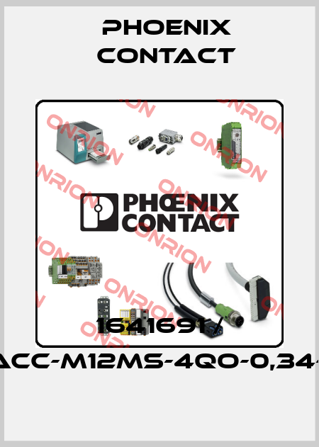 1641691 / SACC-M12MS-4QO-0,34-M Phoenix Contact