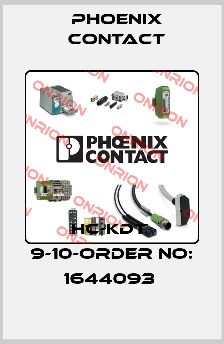 HC-KDT  9-10-ORDER NO: 1644093  Phoenix Contact