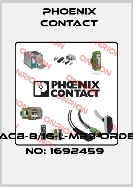 SACB-8/16-L-M23-ORDER NO: 1692459  Phoenix Contact