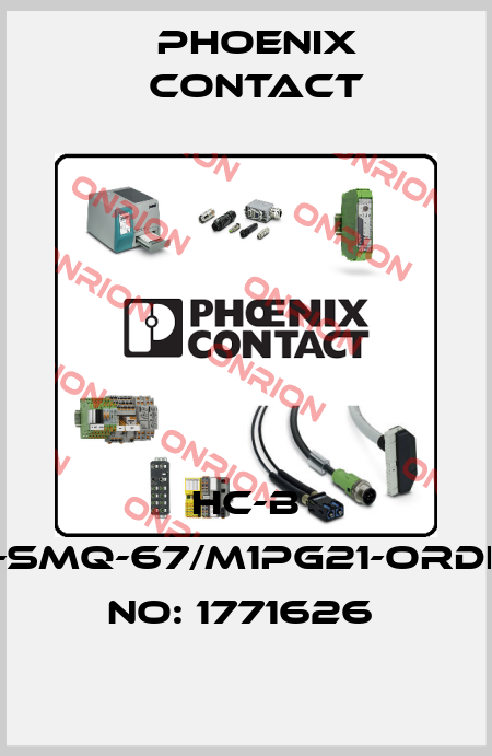 HC-B 16-SMQ-67/M1PG21-ORDER NO: 1771626  Phoenix Contact
