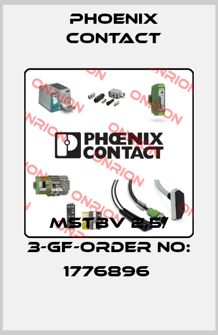 MSTBV 2,5/ 3-GF-ORDER NO: 1776896  Phoenix Contact