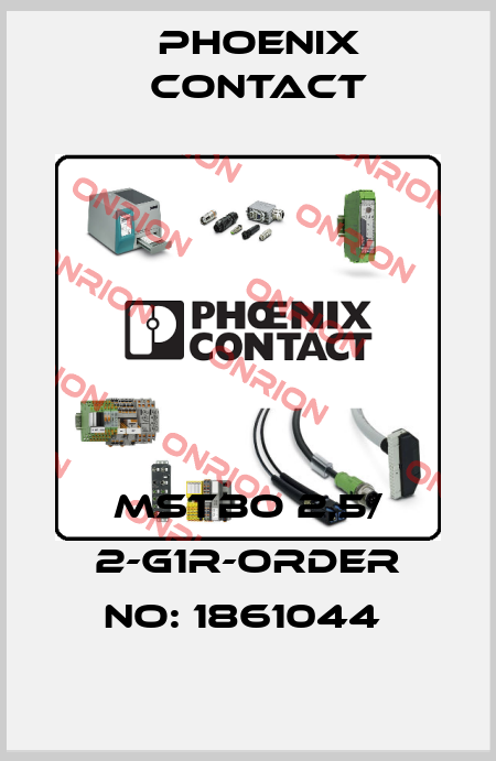 MSTBO 2,5/ 2-G1R-ORDER NO: 1861044  Phoenix Contact