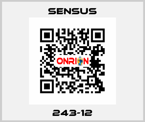 243-12 Sensus