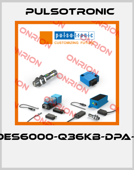 KOES6000-Q36KB-DPA-IR  Pulsotronic
