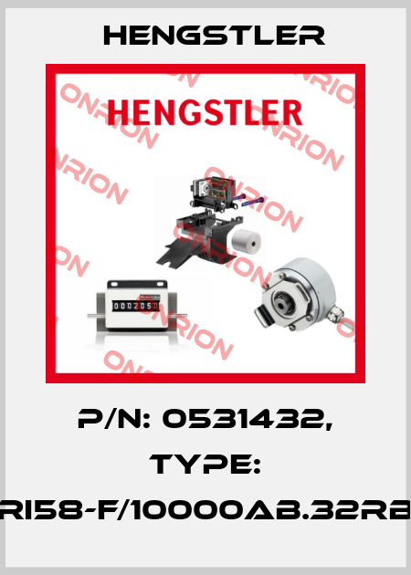 p/n: 0531432, Type: RI58-F/10000AB.32RB Hengstler