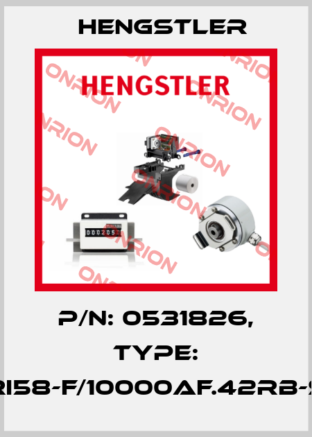 p/n: 0531826, Type: RI58-F/10000AF.42RB-S Hengstler