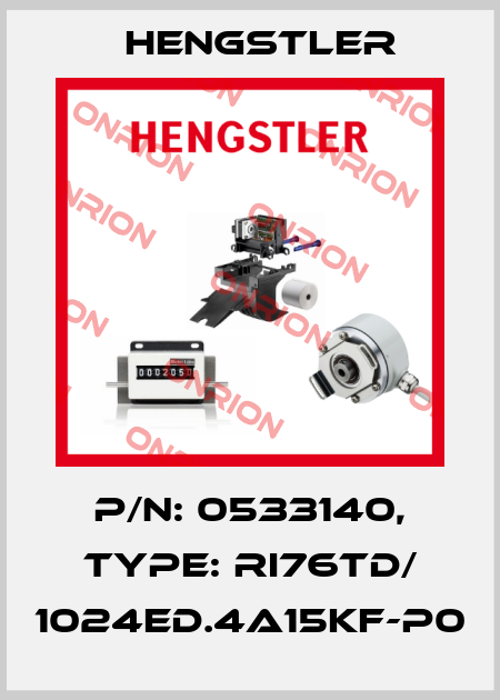 p/n: 0533140, Type: RI76TD/ 1024ED.4A15KF-P0 Hengstler
