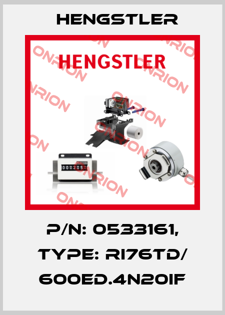 p/n: 0533161, Type: RI76TD/ 600ED.4N20IF Hengstler