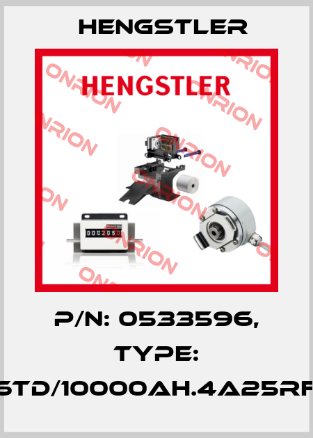 p/n: 0533596, Type: RI76TD/10000AH.4A25RF-D0 Hengstler