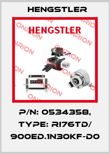 p/n: 0534358, Type: RI76TD/ 900ED.1N30KF-D0 Hengstler
