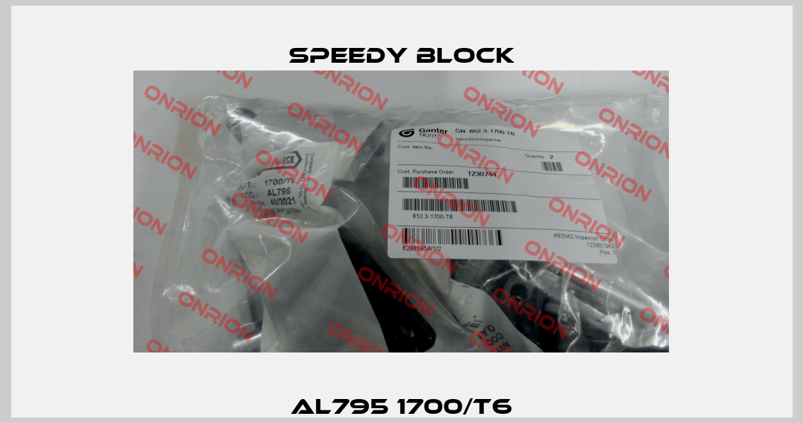 AL795 1700/T6 Speedy Block