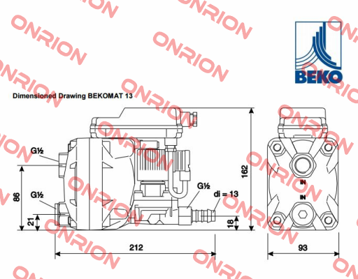 2000021, KA13A10A0 Beko