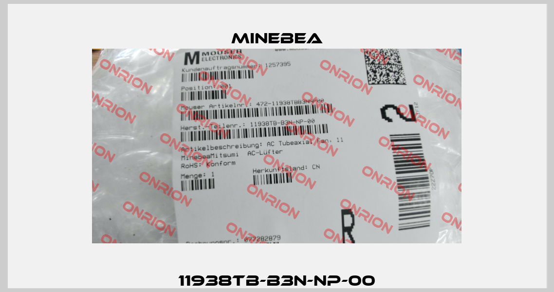 11938TB-B3N-NP-00 Minebea