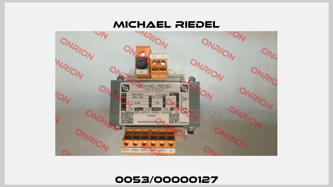 0053/00000127 Michael Riedel Transformatorenbau