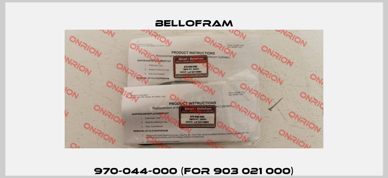 970-044-000 (for 903 021 000) Bellofram